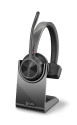 POLY Voyager 4310 UC Auricolare Wireless A Padiglione Ufficio USB tipo-C Bluetooth Base di ricarica Nero