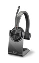 POLY Voyager 4310 UC Auricolare Wireless A Padiglione Ufficio USB tipo A Bluetooth Base di ricarica Nero