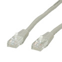 Value UTP Patch Cord, Cat.6, grey 3 m cavo di rete Grigio U/UTP (UTP)