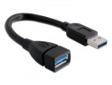 DeLOCK 82776 cavo USB 0,15 m Nero