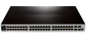 D-Link DGS-3420-52P switch di rete Gestito L2 Supporto Power over Ethernet (PoE) Nero