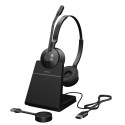 Jabra Engage 55 Auricolare Wireless A Padiglione Ufficio Bluetooth Base di ricarica Nero