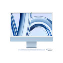 Apple iMac Apple M M3 59,7 cm (23.5") 4480 x 2520 Pixel 8 GB 512 GB SSD PC All-in-one macOS Sonoma Wi-Fi 6E (802.11ax) Blu