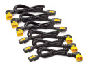 APC C13 - C14 (90 Deg), 1.8m, 6-pack Nero, Giallo 1,83 m Accoppiatore C13 Accoppiatore C14