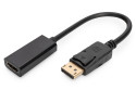 Digitus Cavo adattatore DisplayPort, DP/M - HDMI tipo A/F