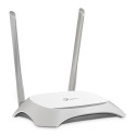 TP-Link TL-WR840N router wireless Fast Ethernet Banda singola (2.4 GHz) Grigio, Bianco