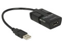 DeLOCK 62588 cavo USB 0,15 m USB A Nero