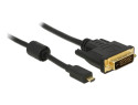 DeLOCK 83585 cavo e adattatore video 1 m Micro-HDMI DVI-D Nero