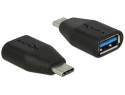 DeLOCK 65519 adattatore per inversione del genere dei cavi USB 3.1 Gen 2 Type-C USB 3.1 Gen 2 Type-A Nero