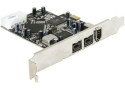 DeLOCK PCI Express card FireWire A / B scheda di interfaccia e adattatore