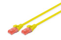 Digitus DK-1617-050/Y cavo di rete Giallo 5 m Cat6 U/UTP (UTP)