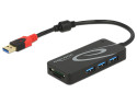 Tragant 62899 replicatore di porte e docking station per laptop USB 3.2 Gen 1 (3.1 Gen 1) Type-A Nero