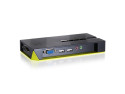 LevelOne KVM-0421 switch per keyboard-video-mouse (kvm) Nero, Verde