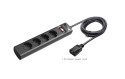 APC PZ42I-GR unità di distribuzione dell'energia (PDU) 4 presa(e) AC Nero