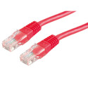 Value UTP Patch Cord Cat.6, red 1 m cavo di rete Rosso U/UTP (UTP)