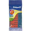 Pelikan BR 40 gomma per cancellare Blu, Rosso 4 pz