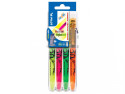 Pilot FriXion Light Verde, Arancione, Rosa, Giallo 4 pz