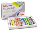 Pentel PHN-12 pastello Pastello a olio Multicolore 12 pz