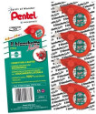 Pentel 0100819 nastro di correzione 10 m Rosso