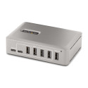 StarTech.com Hub USB-C 3.0 a 10 Porte - 8x USB-A + 2x USB-C - Autoalimentato con Alimentatore da 65W - Hub USB 3.1 10Gbps - Multipresa USB Type-C per Desktop/Laptop con Cavo di Bloccaggio Certificato USB-IF da 1m