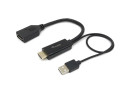 Equip 119039 cavo e adattatore video 0,15 m HDMI tipo A (Standard) DisplayPort Nero