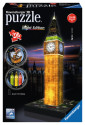 Ravensburger Big Ben Night Edition Puzzle 3D 216 pz Edifici