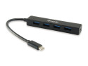 Equip 128954 hub di interfaccia USB 3.2 Gen 1 (3.1 Gen 1) Type-C 5000 Mbit/s Nero