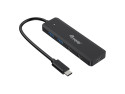 Equip 128964 hub di interfaccia USB 3.2 Gen 1 (3.1 Gen 1) Type-C 5000 Mbit/s Nero