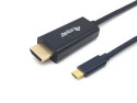 Equip 133411 cavo e adattatore video 1 m USB tipo-C HDMI tipo A (Standard) Nero