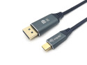 Equip 133421 cavo e adattatore video 1 m USB tipo-C DisplayPort Grigio