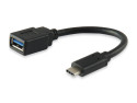 Equip 133455 cavo USB 0,15 m USB 3.2 Gen 1 (3.1 Gen 1) USB C USB A Nero