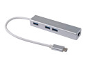 Equip 133481 replicatore di porte e docking station per laptop USB 3.2 Gen 1 (3.1 Gen 1) Type-C Argento