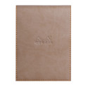 Rhodia Notepad cover + notepad N°13 quaderno per scrivere A6 80 fogli Grigio talpa