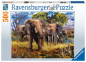 Ravensburger 15040 puzzle Puzzle di contorno 500 pz Animali