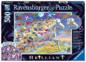 Ravensburger 15046 puzzle Puzzle di contorno 500 pz Animali