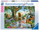 Ravensburger Adventures in the Jungle Puzzle 1000 pz Flora e fauna