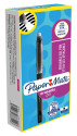 Papermate Erasable Gel Penna in gel con cappuccio Medio Nero 12 pz