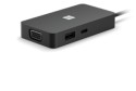 Microsoft 1E4-00003 replicatore di porte e docking station per laptop Nero