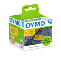 DYMO 2133400 etichetta autoadesiva Rettangolo con angoli arrotondati Rimovibile Giallo 220 pz