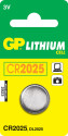 GP Batteries Lithium Cell CR2025 Batteria monouso Litio