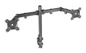 Trust GXT 1120 Mara Dual Monitor Arm 81,3 cm (32") Nero Scrivania