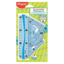 Maped Flex set di righelli 4 pz Plastica