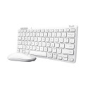 Trust Lyra tastiera Mouse incluso RF senza fili + Bluetooth QWERTY Italiano Bianco