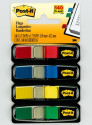 Post-It Flags, Primary Colors, 1/2 in Wide, 35/Dispenser, 4 Dispensers/Pack bandiera autoadesiva 35 fogli