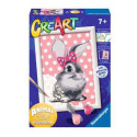 Ravensburger CreArt Cuddly Bunny Colore per kit di verniciatura in base ai numeri