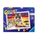 Ravensburger CreArt Majestic Tiger Colore per kit di verniciatura in base ai numeri