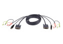 ATEN Cavo KVM USB DVI-I Single Link – 3 m