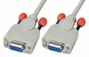Lindy 3m Null modem cable cavo di rete Bianco