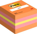 Post-It 2051-P pouch autoadesiva Quadrato Arancione, Rosa, Giallo 400 fogli Autoadesivo