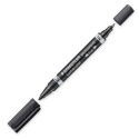 Staedtler Lumocolor Duo marcatore permanente Punta a ogiva/sottile Nero 1 pz